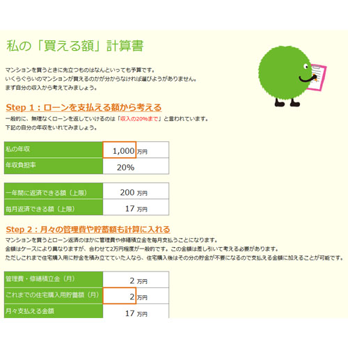 ベストが分かる！ SUUMO 式 住宅ローン比較テンプレート 画面スライド-2