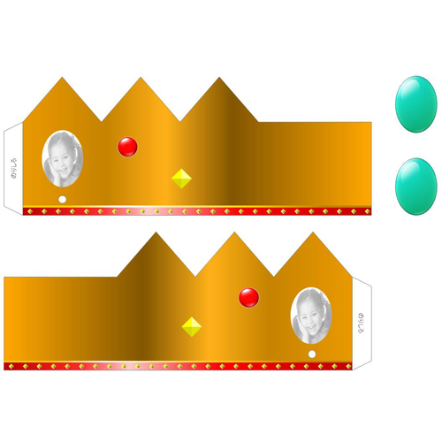 ペーパー クラフト (王冠　おうかん) 画像スライド-3