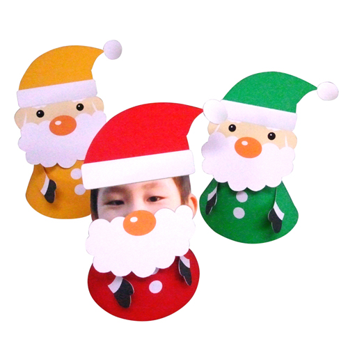 ペーパー クラフト (サンタ) 画像スライド-1