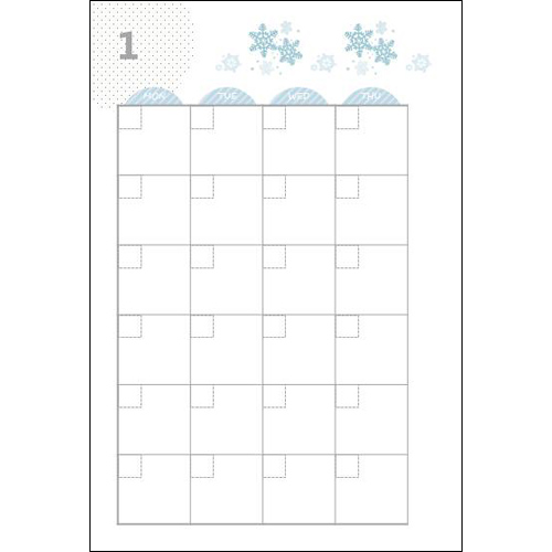 システム手帳リフィル (A6・月間手帳) 画像スライド-2