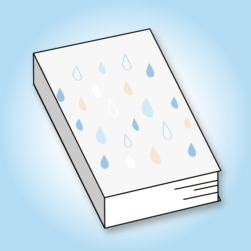 ブック カバー (しずく) 画像スライド-1