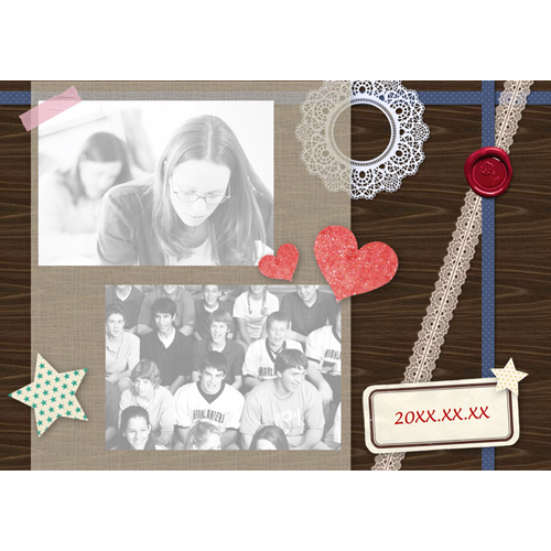 フォト スクラップ (送別) 画像スライド-3