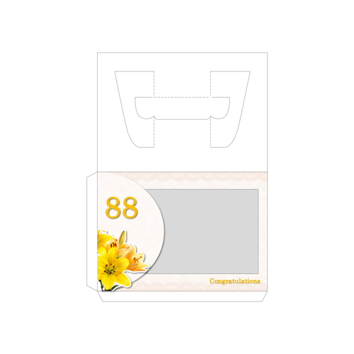 フォト フレーム付 メッセージ カード (長寿祝い/還暦・喜寿・米寿など) 画像スライド-4