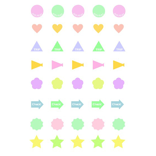 手帳用デコ シール (ポップ・動物シール) 画像スライド-5