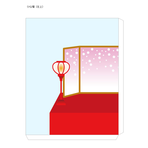 ひなまつり壁飾り＆あられ入れ 画像スライド-2