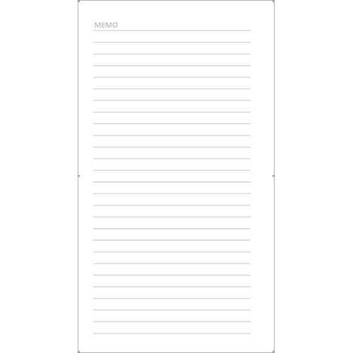 手帳用リフィル (月間) 画像スライド-3