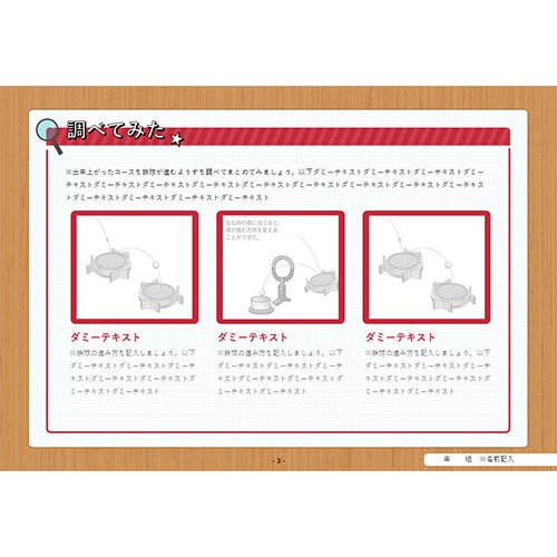 自由研究 (じゆうけんきゅう) ノート (鉄球をはね返らせてゴールに入れよう) 画像スライド-4