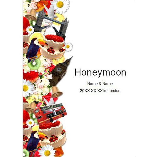 フォト スクラップ (ウエディング・ポップ) 画像スライド-1