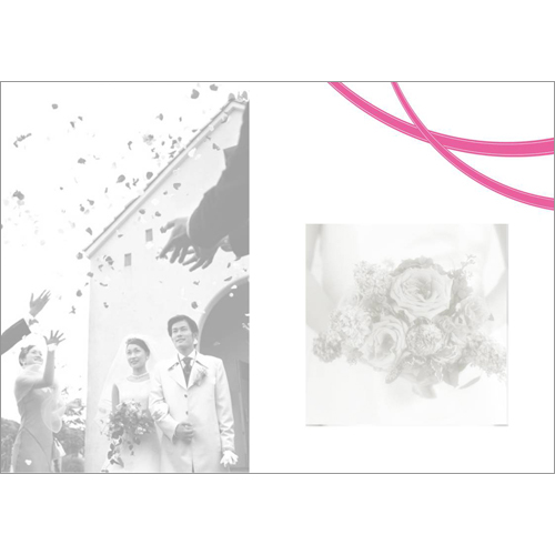 フォト ブック (ウエディング・リボン) 画像スライド-3